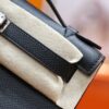 wsxc1764761835364_4 Joe Luxury Mini Kelly Pochette Epsom Leather CK89 Black Silver Hardware 22cm Full Handmade