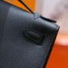 wsxc1764761835364_5 Joe Luxury Mini Kelly Pochette Epsom Leather CK89 Black Silver Hardware 22cm Full Handmade