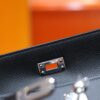 wsxc1764761835365_6 Joe Luxury Mini Kelly Pochette Epsom Leather CK89 Black Silver Hardware 22cm Full Handmade