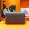 Joe Luxury Constance To Go Epsom Leather Deep Grey Gold Hardware 20cm Full Handmade