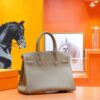 Joe Luxury Birkin Togo Leather Etoupe Grey Gold Hardware 30cm Full Handmade