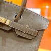 Joe Luxury Birkin Togo Leather Etoupe Grey Gold Hardware 30cm Full Handmade