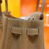 Joe Luxury Birkin Togo Leather Etoupe Grey Gold Hardware 30cm Full Handmade