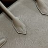 Joe Luxury Birkin Togo Leather Mocha Grey Gold Hardware 25cm Full Handmade