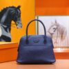 Joe Luxury Bolide Epsom Leather Gem Blue Gold Hardware 27cm Full Handmade