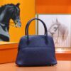 Joe Luxury Bolide Epsom Leather Gem Blue Gold Hardware 27cm Full Handmade