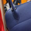 Joe Luxury Bolide Epsom Leather Gem Blue Gold Hardware 27cm Full Handmade