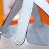 Joe Luxury Picotin Togo Leather Fresh Light Blue Silver Hardware 18cm Full Handmade