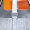 Joe Luxury Picotin Togo Leather Fresh Light Blue Silver Hardware 18cm Full Handmade