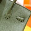 Joe Luxury Birkin Togo Leather Olive Green Gold Hardware 25cm Full Handmade