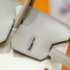 Joe Luxury Birkin Swift Leather Turtledove Grey Silver Hardware 25cm Full Handmade