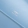 Joe Luxury Roulis Evercolor Leather Linen Blue Silver Hardware 19cm Full Handmade