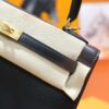 Joe Luxury Kelly Shiny Box Leather CK89 Black Gold Hardware 25cm Full Handmade