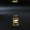 Joe Luxury Kelly Shiny Box Leather CK89 Black Gold Hardware 25cm Full Handmade