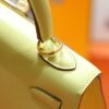 Joe Luxury Kelly Epsom Leather Lemon Yellow Gold Hardware 25cm Full Handmade