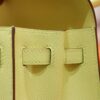 Joe Luxury Kelly Epsom Leather Lemon Yellow Gold Hardware 25cm Full Handmade