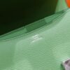 Joe Luxury Constance Epsom Leather Avocado Green Silver Hardware 18cm Full Handmade