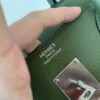 Birkin 40CM V6 Canopee Togo Leather Silver Hardware Full Handmade