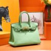 Joe Luxury Birkin Togo Leather Avocado Green Gold Hardware 30cm Full Handmade