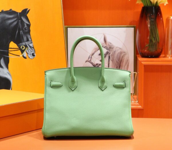 Joe Luxury Birkin Togo Leather Avocado Green Gold Hardware 30cm Full Handmade