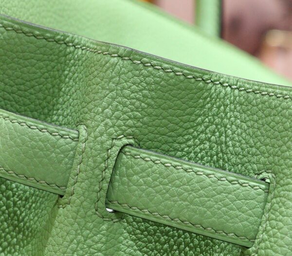 Joe Luxury Birkin Togo Leather Avocado Green Gold Hardware 30cm Full Handmade