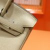 Joe Luxury Birkin Togo Leather Turtledove Khaki Silver Hardware 25cm Full Handmade