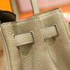 Joe Luxury Birkin Togo Leather Turtledove Khaki Silver Hardware 25cm Full Handmade