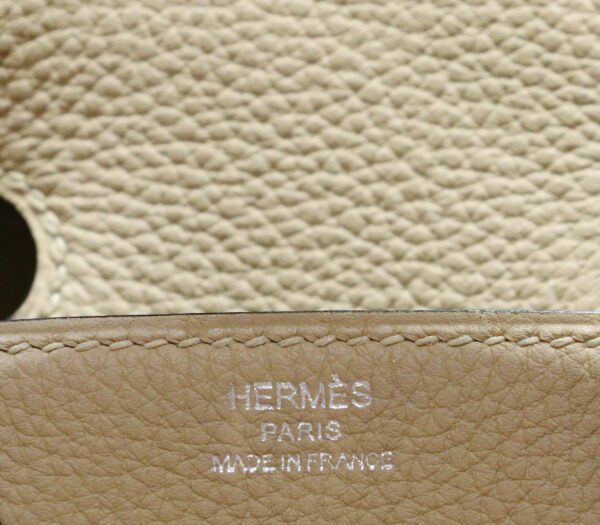 Joe Luxury Birkin Togo Leather Turtledove Khaki Silver Hardware 25cm Full Handmade