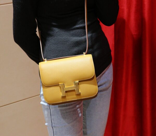 wsxc1773132728013_0 Joe Luxury Constance Epsom Leather Tea Khaki Gold Hardware 18cm Full Handmade