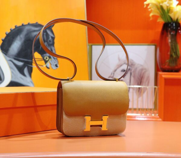 wsxc1773132728013_3 Joe Luxury Constance Epsom Leather Tea Khaki Gold Hardware 18cm Full Handmade