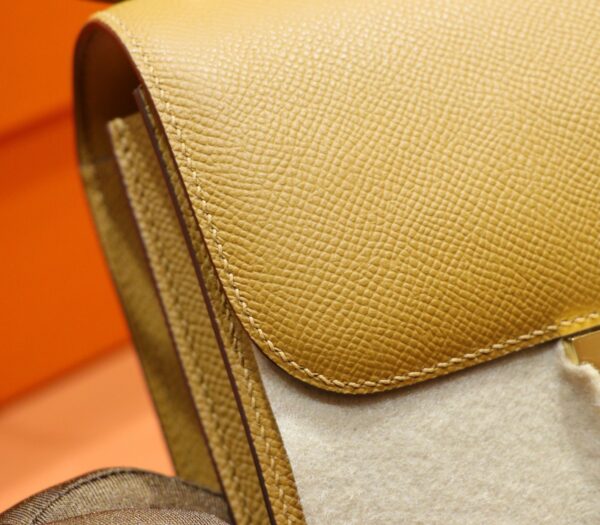 wsxc1773132728013_4 Joe Luxury Constance Epsom Leather Tea Khaki Gold Hardware 18cm Full Handmade