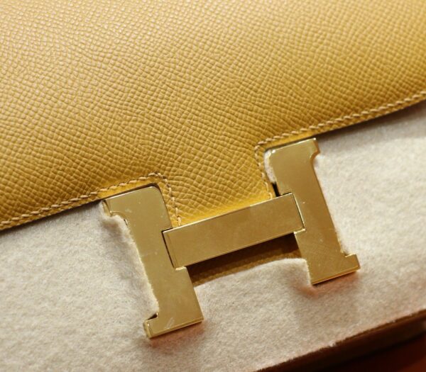 wsxc1773132728013_6 Joe Luxury Constance Epsom Leather Tea Khaki Gold Hardware 18cm Full Handmade