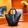 Joe Luxury Picotin Togo Leather CK89 Black Gold Hardware 18cm Full Handmade