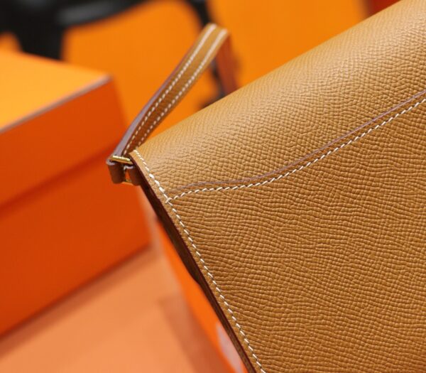 Joe Luxury Constance To Go Epsom Leather Golden Brown Gold Hardware 20cm Full Handmade