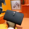 Joe Luxury Passport Wallet Togo Leather CK89 Black Silver Hardware Full Handmade